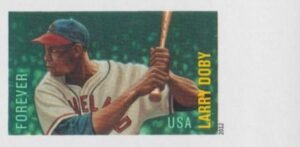 US 4695a Modern Imperf Larry Doby Single
