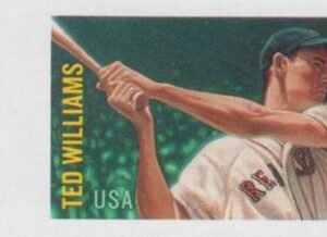 US 4694a Modern Imperf Ted Williams Single