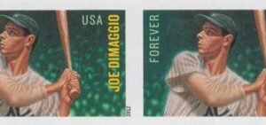 US 4697a Modern Imperf  Joe DiMaggio Pair
