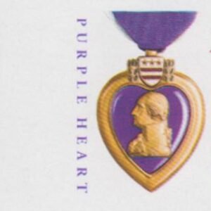 US 4704a Modern Imperf Purple Heart Single