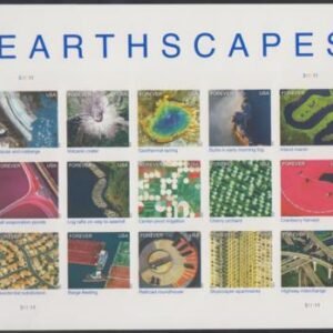 US 4710p Modern Imperf Earthscapes M/S