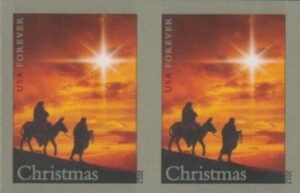 US 4711b Modern Imperf Holy Family Pair