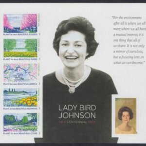 US 4716g Modern Imperf Lady Bird Johnson S/S