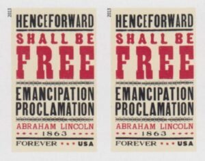 US 4721a Modern Imperf Emancipation Pair