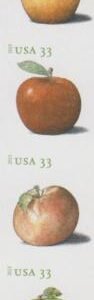 US 4727-30b Modern Imperf Apples Strip of 4