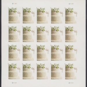 US 4735a Modern Imperf Wedding Cake Sheet