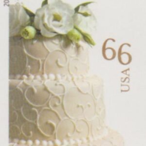 US 4735a Modern Imperf Wedding Cake Single
