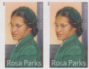 US 4742a Modern Imperf Rosa Parks Pair