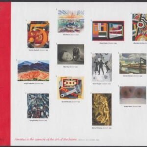 US 4748m Modern Imperf Modern Art M/S
