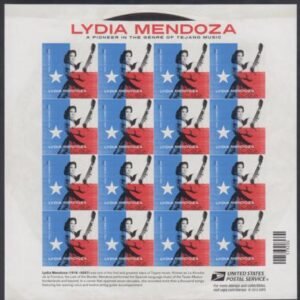 US 4786a Modern Imperf Lydia Mendoza Sheet