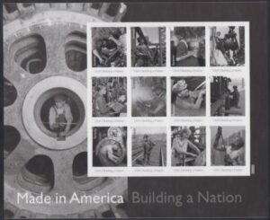 US 4801m Modern Imperf Building A Nation M/S