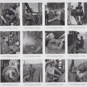 US 4801m Modern Imperf Set of Building A Nation Singles