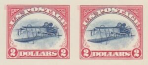 US 4806c Modern Imperf Inverted Jenny Pair