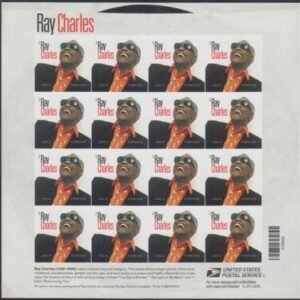 US 4807a Modern Imperf Ray Charles Sheet