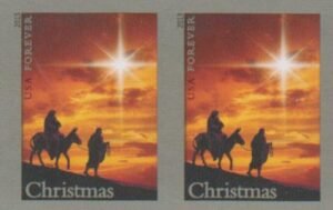 US 4813a Modern Imperf Holy Family(2013) Pair