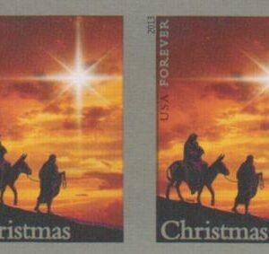 US 4813a Modern Imperf Holy Family(2013) Pair