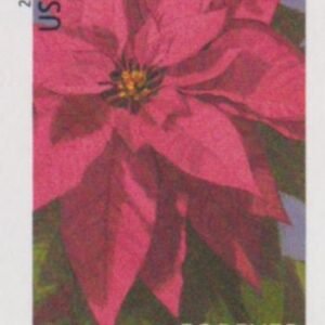 US 4816d Modern Imperf Poinsettia Single