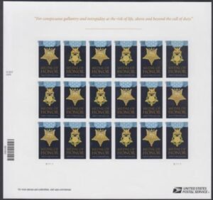 US 4822-23f Modern Imperf Medal Of Honor pr-2013 Sheet