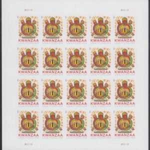 US 4845a Modern Imperf Kwanzaa Sheet