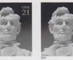 US 4860a Modern Imperf Abraham Lincoln Pair