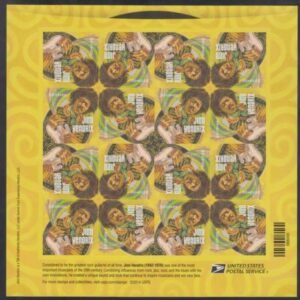 US 4880a Modern Imperf Jimi Hendrix Sheet
