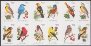 US 4882-91d Modern Imperf Songbirds(10) Booklet