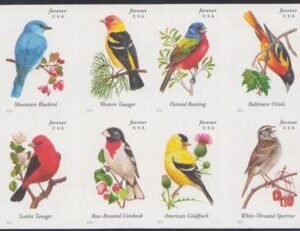 US 4882-91d Modern Imperf Songbirds(10) Booklet