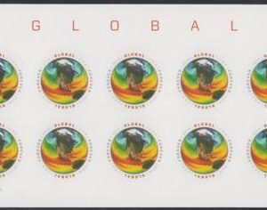 US 4893a Modern Imperf Ocean Temperatures Sheet