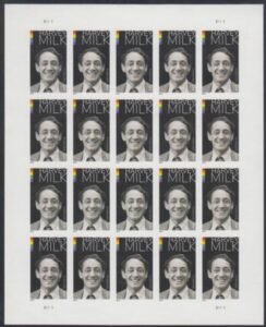 US 4906a Modern Imperf Harvey Milk Sheet