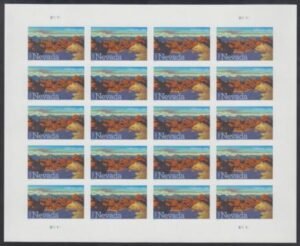 US 4907a Modern Imperf Nevada Sheet