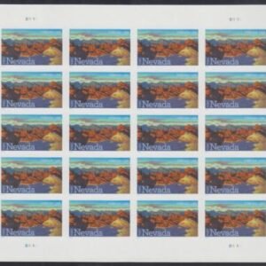US 4907a Modern Imperf Nevada Sheet