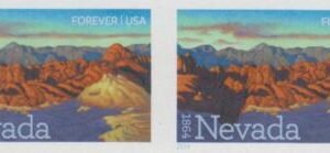 US 4907a Modern Imperf Nevada Pair