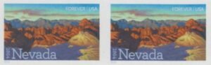 US 4907a Modern Imperf Nevada Pair