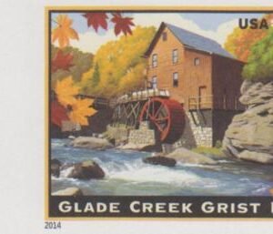 US 4927a Modern Imperf Glade Creek Grist Mill Single