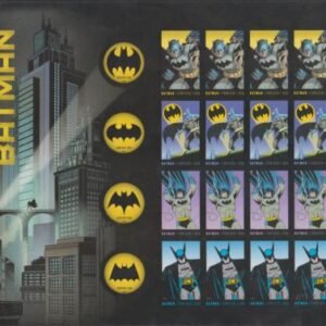 US 4928-35b Modern Imperf Batman Sheet