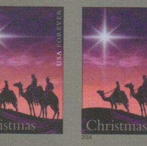 US 4945b Modern Imperf Gift Of The Magi Pair