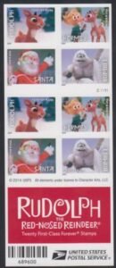 US 4946-49d Modern Imperf Rudolph Booklet