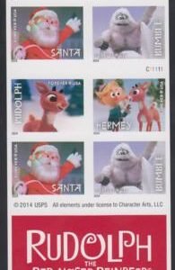 US 4946-49d Modern Imperf Rudolph Booklet