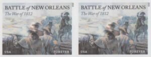 US 4952a Modern Imperf Battle Of New Orleans Pair
