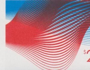 US 4954a Modern Imperf $2 Waves Single