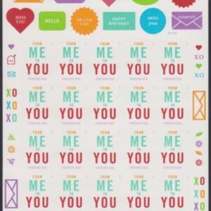 US 4978a Modern Imperf From Me To You Sheet