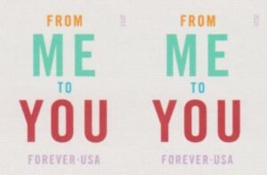 US 4978a Modern Imperf From Me To You Pair