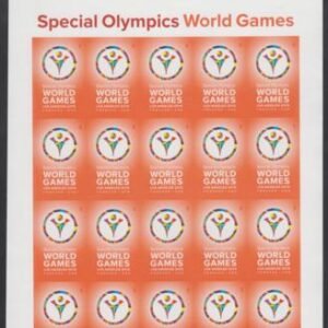 US 4986a Modern Imperf Special Olympics Sheet