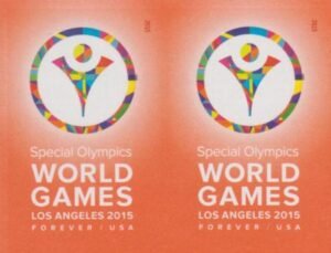 US 4986a Modern Imperf Special Olympics Pair