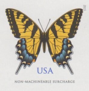 US 4999a Modern Imperf Tiger Swallowtail Single