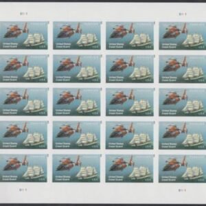 US 5008a Modern Imperf Coast Guard Sheet