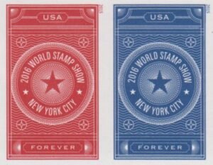 US 5010-11b Modern Imperf World Stamp Show 2016 Pair