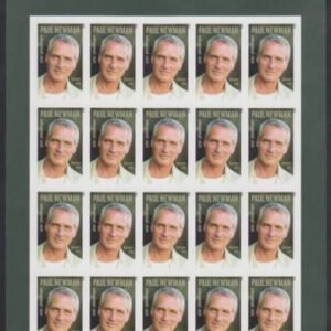 US 5020a Modern Imperf Paul Newman Sheet