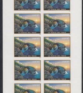 US 5040a Modern Imperf La Cueva Del Indio Sheet
