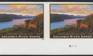 US 5041a Modern Imperf Columbia River Gorge Pair
